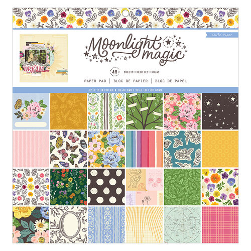 Crate Paper - Moonlight Magic Collection - 12 x 12 Paper Pad
