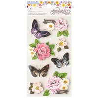 Crate Paper - Moonlight Magic Collection - Dimensional Stickers