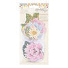 Crate Paper - Moonlight Magic Collection - Ephemera - Florals with Gold Foil Accents