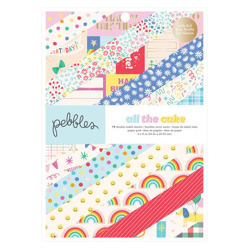 Pebbles - All The Cake Collection - 6 x 8 Paper Pad
