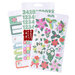 Paige Evans - Sugarplum Wishes Collection - Sticker Book with Red Foil and Silver Glitter Accents
