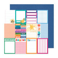 Shimelle Laine - Main Character Energy Collection - 12 x 12 Double Sided Paper - Highlighted Script