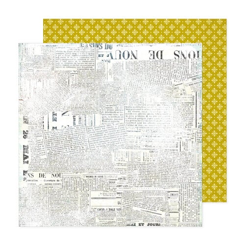 Vicki Boutin - Discover And Create Collection - 12 x 12 Double Sided Paper - Daily News