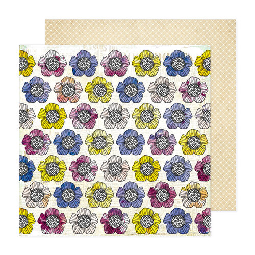 Vicki Boutin - Discover And Create Collection - 12 x 12 Double Sided Paper - Freshly Picked