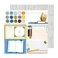 Vicki Boutin - Discover And Create Collection - 12 x 12 Double Sided Paper - 4 x 6