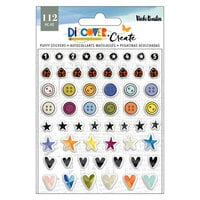 Vicki Boutin - Discover And Create Collection - Mini Puffy Stickers