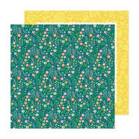 Bea Valint - Poppy and Pear Collection - 12 x 12 Double Sided Paper - Floral Fantasy