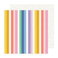 Bea Valint - Poppy and Pear Collection - 12 x 12 Double Sided Paper - Technicolor