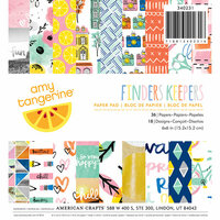 American Crafts - Finders Keepers Collection - 6 x 6 Paper Pad