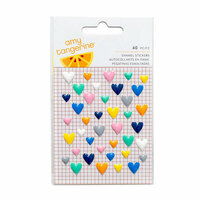 American Crafts - Finders Keepers Collection - Enamel Hearts