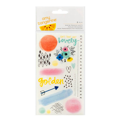 American Crafts - Finders Keepers Collection - Rub Ons