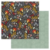 American Crafts - Farmstead Harvest Collection - 12 x 12 Double Sided Paper - Fall Confetti