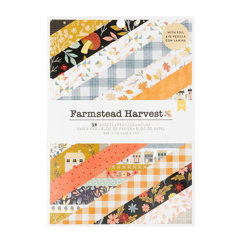 American Crafts - Farmstead Harvest Collection - 6 x 8 Paper Pad