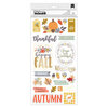 American Crafts - Farmstead Harvest Collection - Thickers - Phrase - Gold Foil