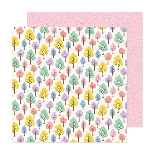 Bea Valint - Poppy and Pear Collection - 12 x 12 Double Sided Paper - Sunshine