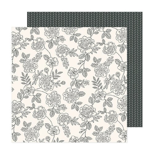 Bea Valint - Poppy and Pear Collection - 12 x 12 Double Sided Paper - Blessed