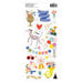 American Crafts - Life Of The Party Collection - 6 x 12 Cardstock Stickers with Gold Foil Accents
