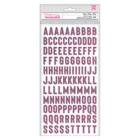 American Crafts - Life Of The Party Collection - Thickers - Alpha - Pink Glitter