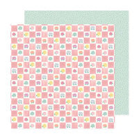 Celes Gonzalo - Rainbow Avenue Collection - 12 x 12 Double Sided Paper - Playful Peonies