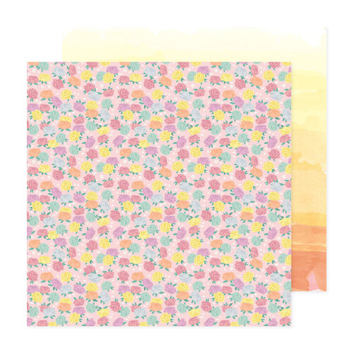 Celes Gonzalo - Rainbow Avenue Collection - 12 x 12 Double Sided Paper - Sunrise Happiness