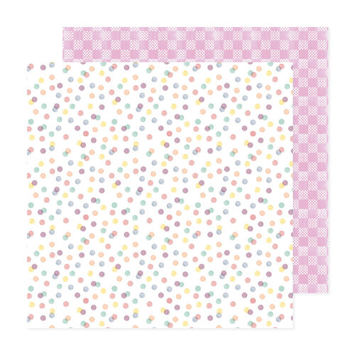 Celes Gonzalo - Rainbow Avenue Collection - 12 x 12 Double Sided Paper - Confetti Lover