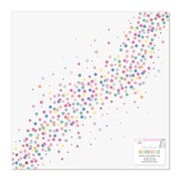 Celes Gonzalo - Rainbow Avenue Collection - 12 x 12 Specialty Paper - Vellum and Rose Gold Foil