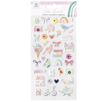 Celes Gonzalo - Rainbow Avenue Collection - Puffy Stickers - Icons