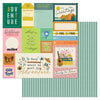 American Crafts - Coast-To-Coast Collection - 12 x 12 Double Sided Paper - Ready To Roam