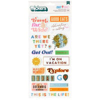 American Crafts - Coast-To-Coast Collection - Thickers - Phrase