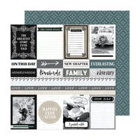 American Crafts - A Perfect Match Collection - 12 x 12 Double Sided Paper - Our Day