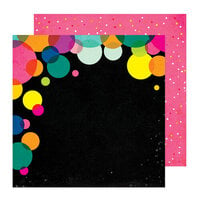 Vicki Boutin - Bold Bright Collection - 12 x 12 Double Sided Paper - Tiny Bubbles