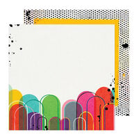 Vicki Boutin - Bold Bright Collection - 12 x 12 Double Sided Paper - Prism