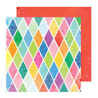 Vicki Boutin - Bold Bright Collection - 12 x 12 Double Sided Paper - Diamonds