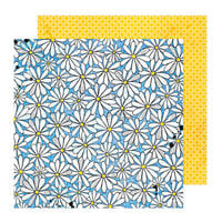 Vicki Boutin - Bold Bright Collection - 12 x 12 Double Sided Paper - Picking Daisies