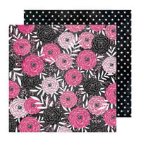 Vicki Boutin - Bold Bright Collection - 12 x 12 Double Sided Paper - Full Bloom