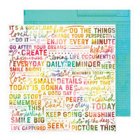 Vicki Boutin - Bold Bright Collection - 12 x 12 Double Sided Paper - Daily Reminder