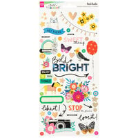Vicki Boutin - Bold Bright Collection - 6 x 12 Stickers - Holographic Foil
