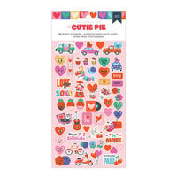 American Crafts - Cutie Pie Collection - Puffy Stickers - Icons