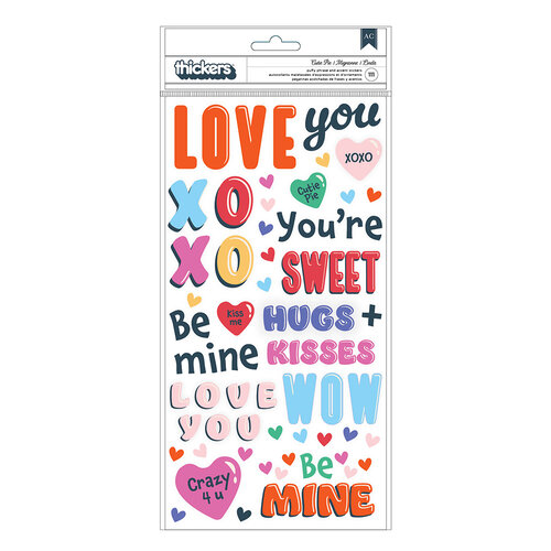 American Crafts - Cutie Pie Collection - Thickers - Phrase