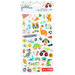 Pebbles - Cool Boy Collection - Puffy Stickers - Icons - Silver Foil