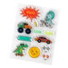 Pebbles - Cool Boy Collection - Clear Acrylic Stamps