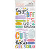 Pebbles - Cool Girl Collection - Thickers - Phrase
