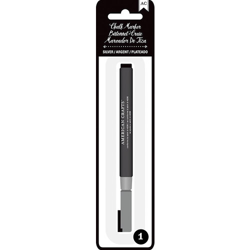 American Crafts - Wet-Erasable Chalk Marker - Silver