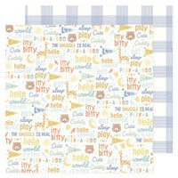 American Crafts - Hello Little Boy Collection - 12 x 12 Double Sided Paper - Itty Bitty
