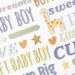 American Crafts - Hello Little Boy Collection - Thickers - Phrase