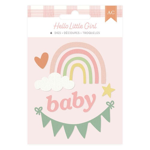 American Crafts - Hello Little Girl Collection - Dies