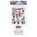 American Crafts - Flags And Frills Collection - Ephemera - Journaling