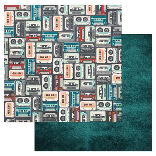 American Crafts - Cedar House Collection - 12 x 12 Double Sided Paper - Cassettes