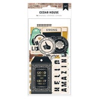 American Crafts - Cedar House Collection - Ephemera - Journaling