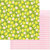 American Crafts - Whatevs Collection - 12 x 12 Double Sided Paper - Lemonade